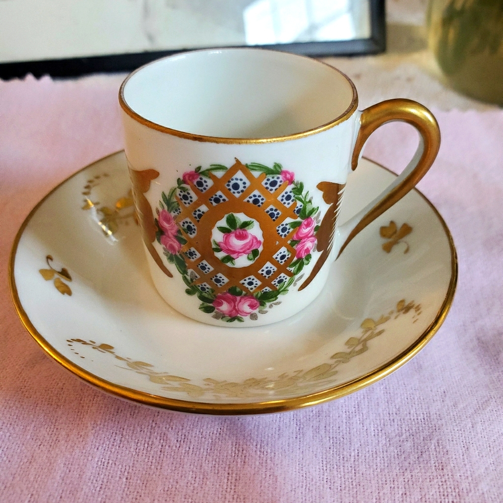 Limoges teacup and saucer